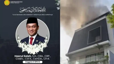 Anggota BPK Haerul Saleh Meninggal Dunia dalam Kebakaran di Jagakarsa