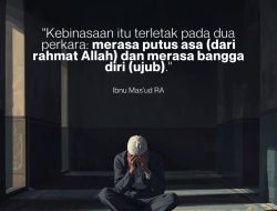 Kebinasaan Itu Terletak Pada Dua Perkara