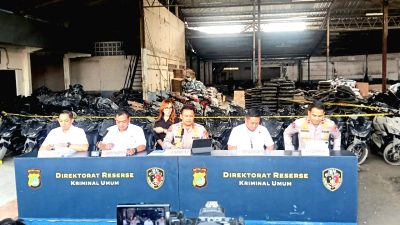 Geger! Gudang di Kebayoran Lama Simpan Ribuan Motor Bodong, Siap Kirim ke Afrika?