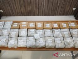 Polda Metro Jaya Gagalkan Peredaran 32 Kg Sabu asal Malaysia