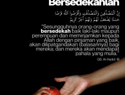 Bersedekahlah