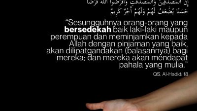Bersedekahlah