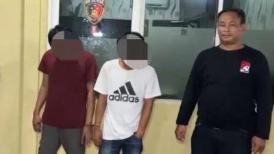 Polres Jakpus Ringkus Dua Pencopet Ponsel Milik WNA asal Belanda
