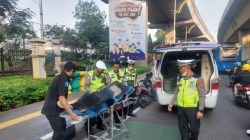Kecelakaan Hari Ini di Jakarta Selatan, Motor Hilang Kendali, Korban Terkapar