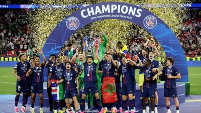 Final UCL Mencekam: Lewat Drama Tos-tosan, PSG Paksa Arsenal Gigit Jari di Puskas Arena