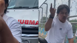 Sok Tahu Aturan! Pria di Depok Ngamuk Halangi Ambulans, Ciut Saat Disatroni Jatanras