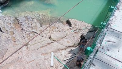 Tragedi Air Terjun Cunca Wulang! Dua Turis Asal Austria Tewas Mengenaskan Akibat Jembatan Gantung Jebol