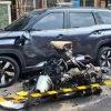 Pemotor Tewas usai Ditabrak Mobil yang Hilang Kendali di Jaktim