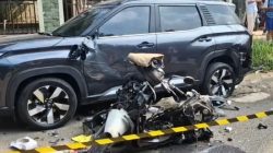 Pemotor Tewas usai Ditabrak Mobil yang Hilang Kendali di Jaktim