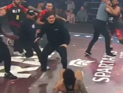 Khamzat Chimaev Menang Kilat di Ajang Gulat, Dillon Danis Ngamuk Picu Baku Hantam Massal
