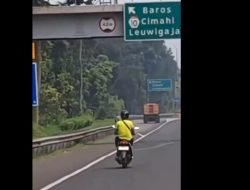 Viral Bule Georgia Nekat Masuk Tol Pasteur Pakai Motor, Alasan di Baliknya Bikin Tepok Jidat!