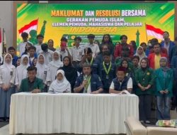 Kolaborasi GPI dan Elemen Pemuda Deklarasikan Maklumat Resolusi Bersama