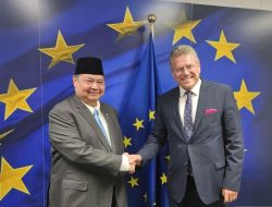Kawal Misi Ekonomi Kakap, Airlangga Pimpin Delegasi RI Gerilya ke Prancis dan Belgia