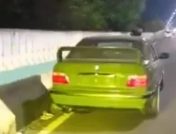 Misteri BMW Tanpa Pelat Teronggok 2 Hari di JLNT Antasari, Akhirnya Diderek Polisi!