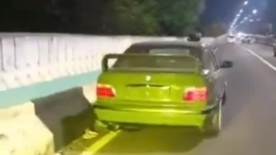 Misteri BMW Tanpa Pelat Teronggok 2 Hari di JLNT Antasari, Akhirnya Diderek Polisi!