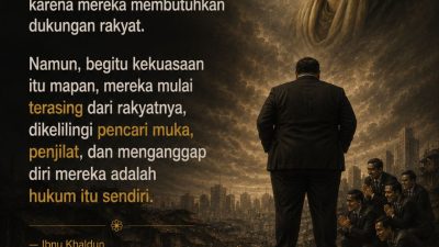 Pada Awal Kekuasaan, Para Penguasa Biasanya Bersikap Lembut Dan Adil
