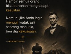 Menguji Watak Asli Seorang Manusia