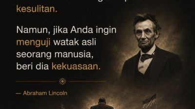 Menguji Watak Asli Seorang Manusia