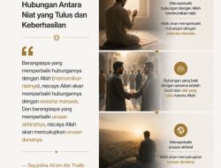 Hubungan Antara Niat Yang Tulus Dan Keberhasilan