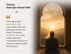 Tentang Hubungan Dengan Allah