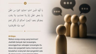 Larangan Berburuk Sangka, Menggunjing, Dan Mencari-cari Aib