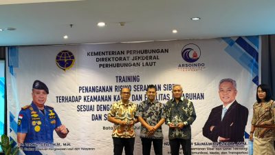 Antisipasi Ancaman Siber di Sektor Maritim, Kemenhub Perkuat Kesiapsiagaan Personel Kapal dan Pelabuhan
