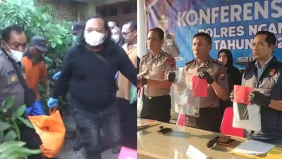 Sakit Hati Cinta Tak Direstui, Anak Angkat di Nganjuk Habisi Ayah Pakai Palu, Jasad Dikubur Belakang Rumah