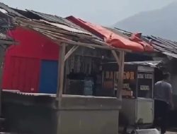 Momen Baling-baling Helikopter Sapu Kios Pedagang KBB Hingga Hancur, Polisi Buka Suara