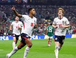 Meksiko Gagal Jinakkan 10 Pemain Inggris, Tiga Singa Menang Dramatis 3-2