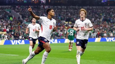 Meksiko Gagal Jinakkan 10 Pemain Inggris, Tiga Singa Menang Dramatis 3-2
