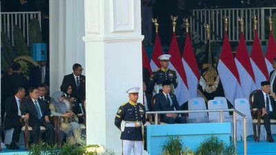 Momen Jokowi hingga Jusuf Kalla Hadiri Upacara Hari Bhayangkara ke-80 di Cikeas