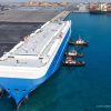 Kapasitas Mampu Tampung 6 Ribu Kendaraan, Kapal Terbesar Sukses Uji Sandar di Dermaga Paket 5 Patimban