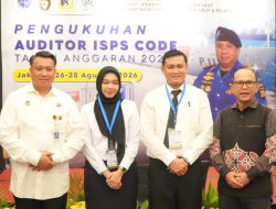 Perkuat Keamanan Maritim, Kemenhub Kukuhkan 25 Auditor ISPS Code
