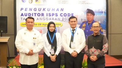 Perkuat Keamanan Maritim, Kemenhub Kukuhkan 25 Auditor ISPS Code
