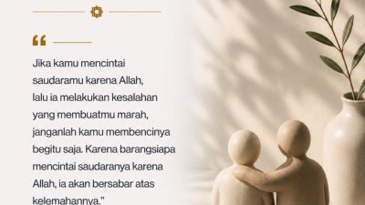 Bersabar Atas Saudara Muslim