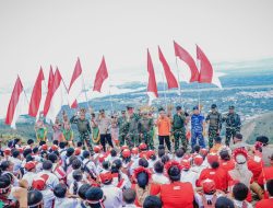 Sang Merah Putih Terbesar di Indonesia Berkibar di Puncak Gunung Cycloop, Koops TNI Habema: Gegap Gempita Damai Persatuan dari Tanah Cenderawasih
