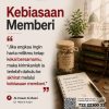 Kebiasaan Memberi