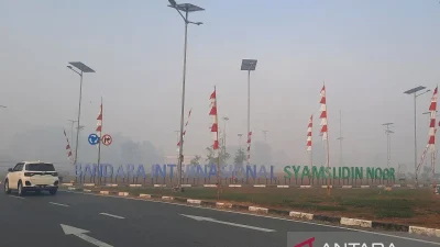 Dampak Karhutla Kalsel: 10 Penerbangan di Bandara Syamsudin Noor Lumpuh!