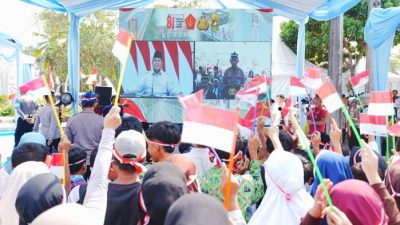 Resmikan Ribuan Jembatan dan Sumber Air Hasil Karya TNI-Polri, Prabowo: Saya Bangga!
