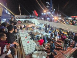 Disembunyikan dalam Drum dan Tangki Air, Sabu Cair 2,6 Ton di Kapal Tanzania Disergap di Perairan Karimun