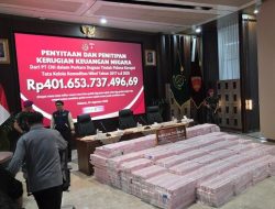 Dijaga Ketat Personel TNI, Kejagung Pamerkan Uang Sitaan Rp 401 Miliar Kasus Korupsi PT CNI