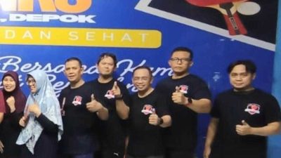 Sikat RT 011 di Final Tenis Meja Beregu, RT 012 Raih Juara 1 di Depok