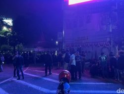 Pos Lantas Margorejo & Cito Diberondong Molotov, 1 Polisi Terluka