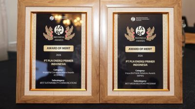 PLN EPI Raih 2 Penghargaan di IABC Awards 2026 Lewat Program Transisi Energi dan Pemberdayaan Masyarakat