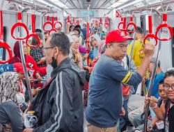Rute Kelapa Gading-Manggarai Aktif, Jumlah Rerata Penumpang LRT Naik