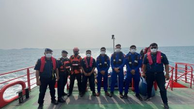 KSOP Banten Terjunkan KN Tetuka Sisir Selat Sunda Cari 5 Jurnalis Hilang!