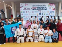 10 Mahasiswa UBSI Kampus Karawang Bawa Pulang 8 Medali, Sabet Juara Umum II Kejurnas Judo 