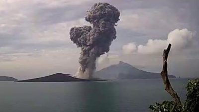 Erupsi Susulan Gunung Anak Krakatau Terekam 17 Detik, PVMBG Rilis Peringatan Bahaya