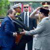 Prabowo Sambut Presiden Mesir El-Sisi dengan Upacara Kenegaraan di Istana Merdeka