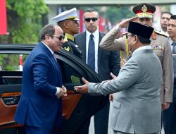 Prabowo Sambut Presiden Mesir El-Sisi dengan Upacara Kenegaraan di Istana Merdeka